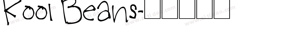 Kool Beans字体转换